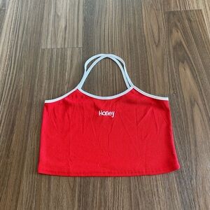 Red Crop Top